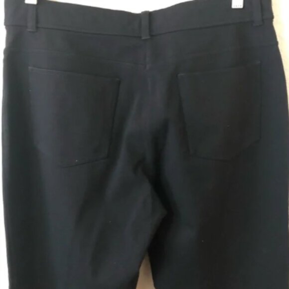 Eileen Fisher Straight Leg Business Casual Black Pants - Size Medium - Picture 5 of 8